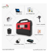 ژنراتور مسافرتی 42000 میلیآمپری مدل HP 150