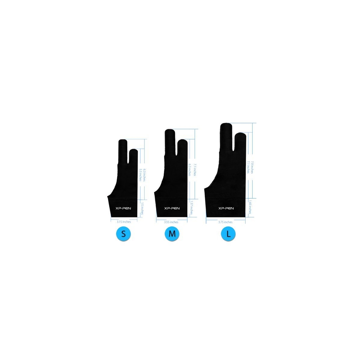 دستکش قلم نوری ایکس پی پن مدل AC08 Drawing Glove برند XP PEN