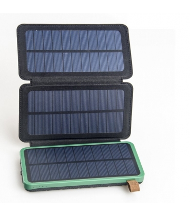 پاوربانک خورشیدی ایشاین چراغدار 20000 میلی‌آمپری همراه با 3 پنل خورشیدی مدل PB-S24 برند ESHINE