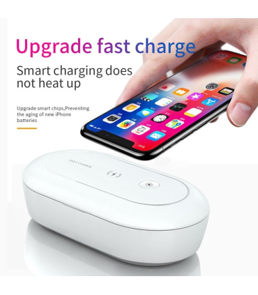 ضدعفونی کننده موبایل و اشیاء کوچک همراه با شارژ وایرلس مدل Uv Sterlizer Box L03