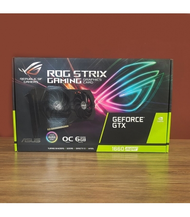 کارت گرافیک ایسوس 1660S مدل ROG Strix GeForce GTX 1660 Super Advanced 6GB برند ASUS 