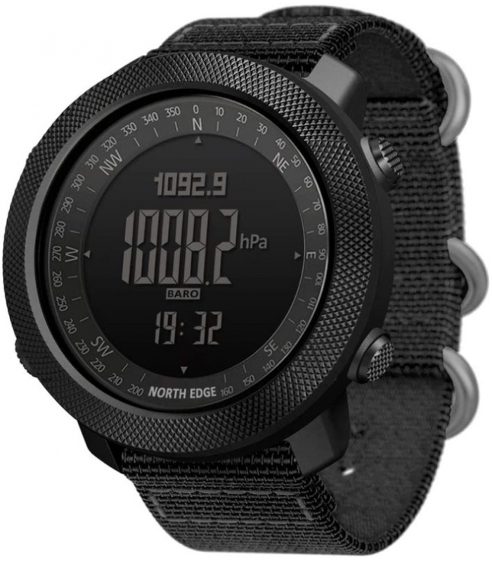 ساعت ضد آب مردانه مدل Men's Outdoor Digital Sports Watch with Altimeter Barometer Compass World Time 50M Waterproof Pedometer Wr