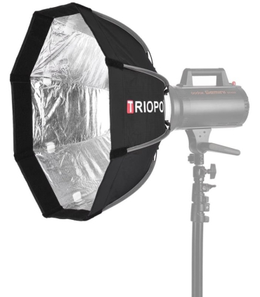 سافت باکس مدل TRIOPO 55cm Foldable 8-Pole Octagon Softbox