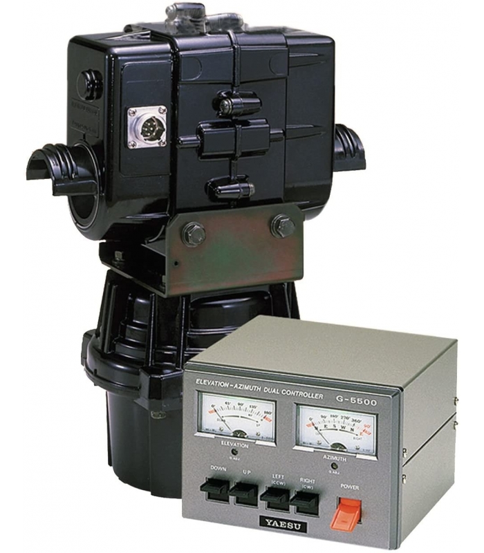 دستگاه روتر گرداننده مدل Yaesu G-5500 AZIMUTH-ELEVATION Rotator, wired for 117 or 220 V با تحمل وزن 4 تن