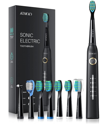 مسواک برقی مدل Epeios Electric Toothbrush, Sonic Toothbrush for Men and Women with 40000VPM 8 Brush Heads 5 Modes