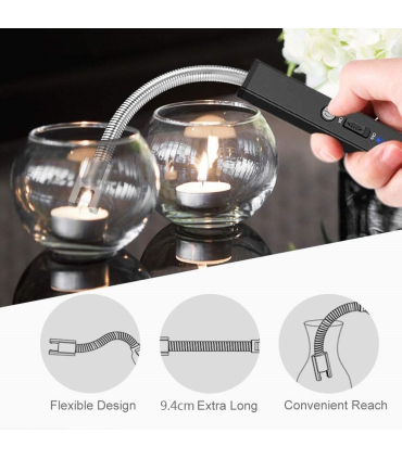 فندک شمع الکتریکی لایتر مدل 2113 Flexible Neck برند lighter