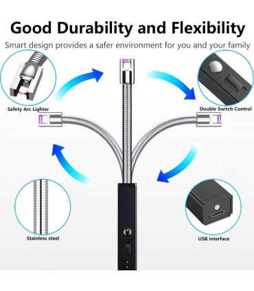 فندک شمع الکتریکی لایتر مدل 2113 Flexible Neck برند lighter