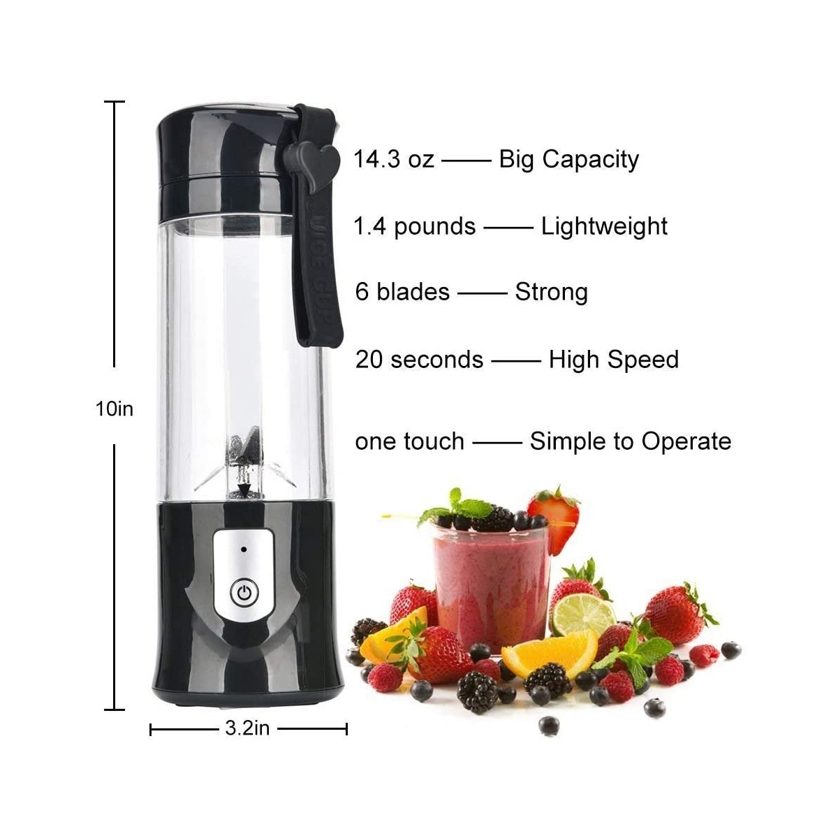 Usb top electric juicer