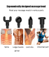 ماساژور ماهیچه ای فرکانس بالا بی صدا با صفحه نمایش لمسی مدل ADDCOOL Muscle Massage Gun High