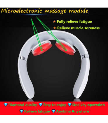 ماساژور گردن هوشمند با قدرت 16 ماساژ/عملکرد گرمایش مدل Smart Neck Massager with 16 massage strength/Heating Function