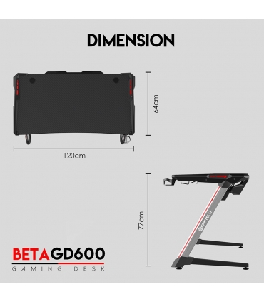 میز گیمینگ فنتک مدل BETA GD600 برند Fantech