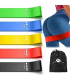 لاتکس بدنسازی-تجهیزات مناسب یوگا ورزش مدل 5PCS 100% original Latex Resistance Band fitness bands Latex Gym Strength Training