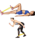 لاتکس بدنسازی-تجهیزات مناسب یوگا ورزش مدل 5PCS 100% original Latex Resistance Band fitness bands Latex Gym Strength Training