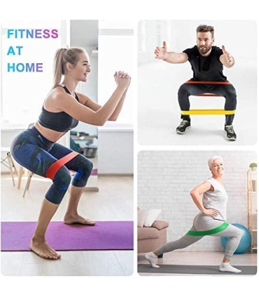 لاتکس بدنسازی-تجهیزات مناسب یوگا ورزش مدل 5PCS 100% original Latex Resistance Band fitness bands Latex Gym Strength Training