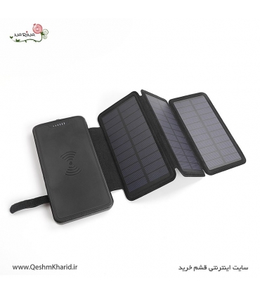 پاوربانک خورشیدی 20000 ایشاین مدل 820W BK برند ESHINE
