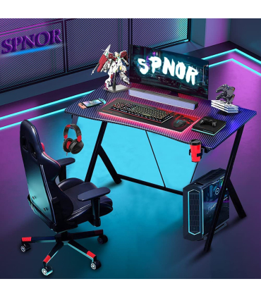 میز گیمینگ اسپنور 100 سانتی متری با نگهدارنده برند SPNOR