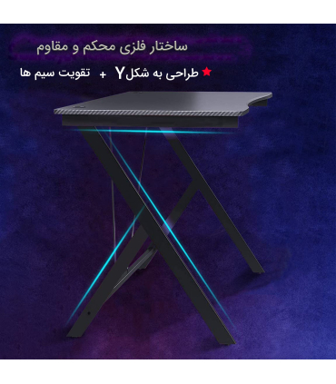 میز گیمینگ اسپنور 100 سانتی متری با نگهدارنده برند SPNOR