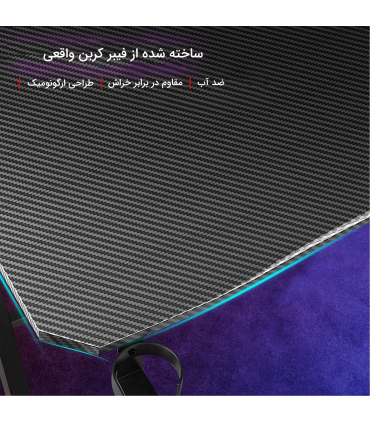 میز گیمینگ اسپنور 100 سانتی متری با نگهدارنده برند SPNOR