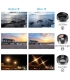 کیت لنز دوربین اپلکس مدل Wide Angle Lens + Macro Lens + Fisheye Lens + ND Filter برند Apexel