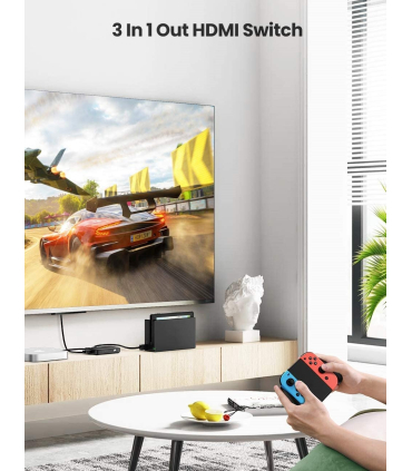 آداپتور سوئیچ یوگرین مدل 3 IN 1 OUT  HDMI برند UGREEN