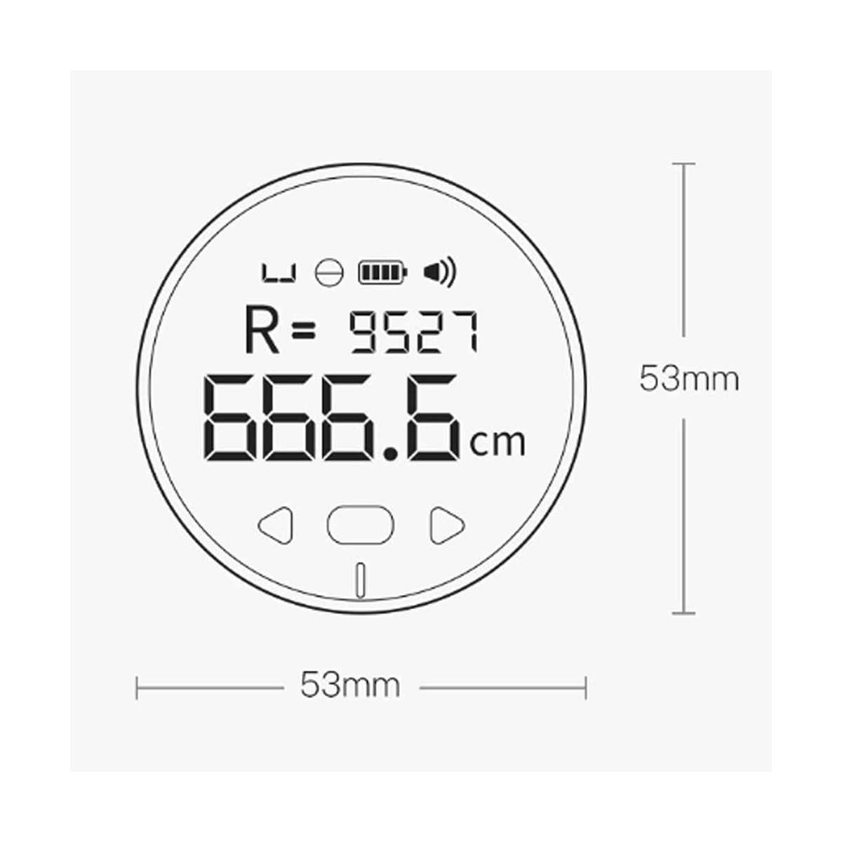 خط کش الکترونیکی باگر دوکا با صفحه نمایش LCD و قابل شارژ برند Baugger DUKA