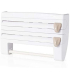 پایه کاغذ سه گانه/پخش کننده با برش برای فویل ، بافت و نایلون ، سفید Triple Paper Stand/Dispenser with Cutter for Foil