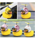 اردک اسباب بازی wonuu Rubber Duck Toy Car Ornaments Yellow Duck Car