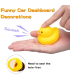 اردک اسباب بازی wonuu Rubber Duck Toy Car Ornaments Yellow Duck Car
