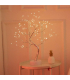 چراغ برای اتاق خواب AMERTEER USB Pearl Decorative Led Shimmer Tree Desk Lamp Touch Switch Led Light