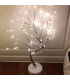 چراغ برای اتاق خواب AMERTEER USB Pearl Decorative Led Shimmer Tree Desk Lamp Touch Switch Led Light