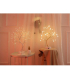 چراغ برای اتاق خواب AMERTEER USB Pearl Decorative Led Shimmer Tree Desk Lamp Touch Switch Led Light