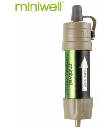 فیلتر آب قابل حمل مینی ول مدل L630 personal Water filter برند miniwell