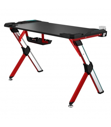 میز گیمینگ ووردرن 120 سانتی متری با رنگ های RGB مدل Alloy 47 RED برند Vordern