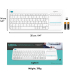 کلیدهای چند رسانه ای قابل تنظیم Logitech Plus Wireless Livingroom Keyboard with Touchpad - زمان تحویل 3 تا 4 هفته کاری
