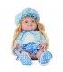 عروسک نوزاد دختر کلاه دار همراه با آهنگ فارسی کد 03