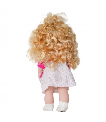 عروسک دختر طرح نوزاد با موهای فرفری کد 09