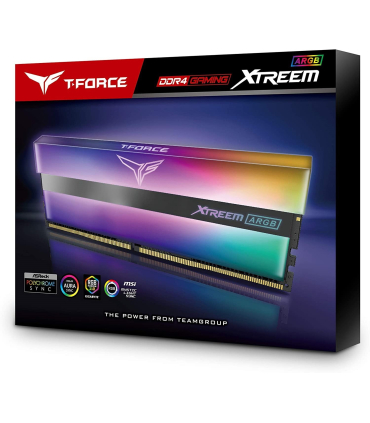 رم 16 گیگابایت (8GBx2) مدل TEAMGROUP T-Force Xtreem ARGB 4000MHz CL18PC4-32000 Dual Channel DDR4 DRAM Desktop Gaming Memory Ram