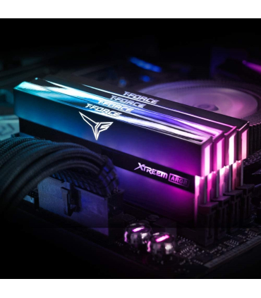 رم 16 گیگابایت (8GBx2) مدل TEAMGROUP T-Force Xtreem ARGB 4000MHz CL18PC4-32000 Dual Channel DDR4 DRAM Desktop Gaming Memory Ram