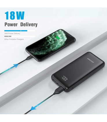 پاوربانک فست شارژ چارمست با ظرفیت 23800 میلی آمپر 18 وات برند Charmast