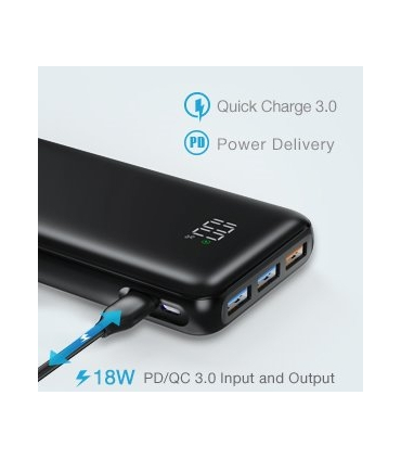 پاوربانک فست شارژ چارمست با ظرفیت 23800 میلی آمپر 18 وات برند Charmast