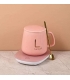 ماگ حرارتی مدل Lucky Portable Coffee Cup Warmer Heater Set Heat Heating Cup Pad Ceramics Mug Thermostatic Electric