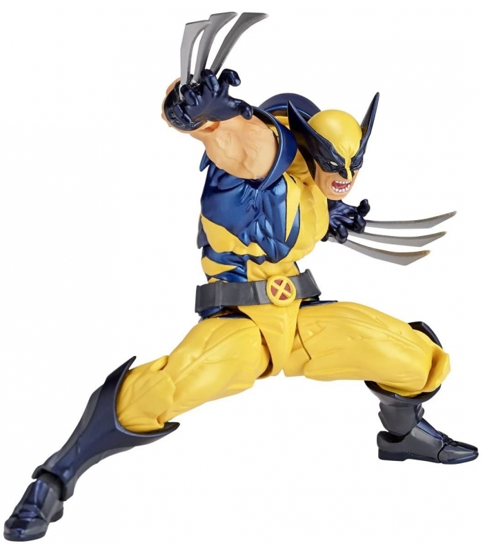 مجموعه فیگور AMAZING YAMAGUCHI Wolverine تقریبا 155 میلی متر ABS و PVC رنگ آمیزی اکشن فیگور Revoltech