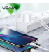 شارژر فست شارژ مدل US-CC080 T20 برند USAMS