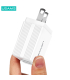 شارژر فست شارژ یوسمز با دو پورت مدل US-CC090 برند USAMS