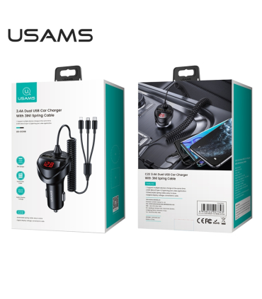 شارژر فندکی ماشین یوسمز مدل US-CC119 برند Usams