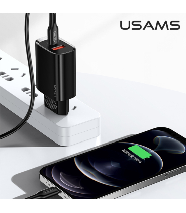 شارژر یوسمز مدل US-CC121 T35 QC3.0+PD3.0 برند Usams