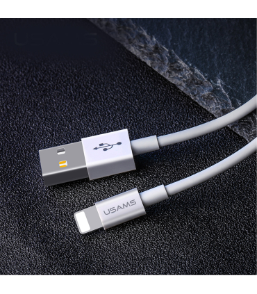 کابل شارژ آیفون یوسمز 1m مدل US-SJ283 U23 WH برند Usams