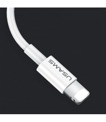 کابل شارژ آیفون یوسمز 1m مدل US-SJ283 U23 WH برند Usams