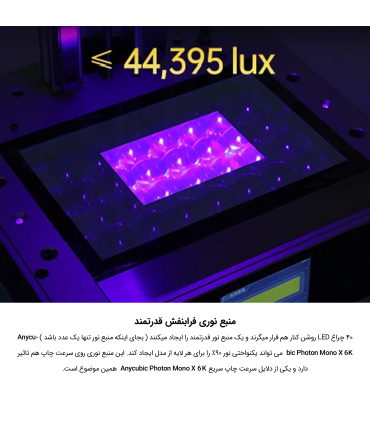 پرینتر سه‌بعدی انیکیوبیک مدل Photon Mono X 6K برند AnyCubic 