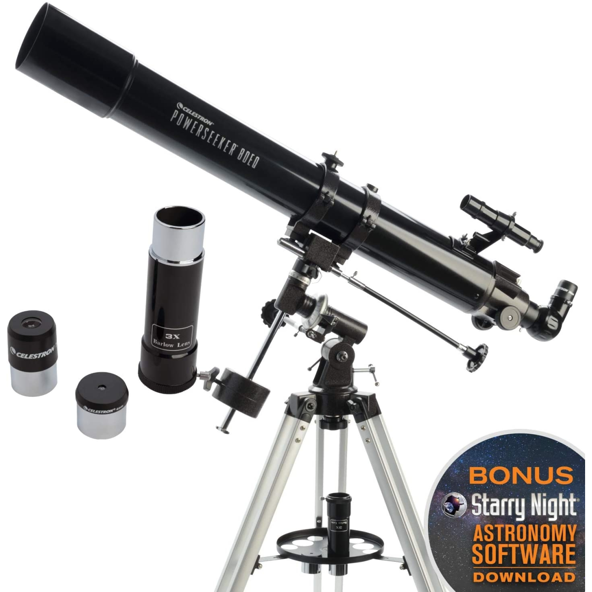 تلسکوپ سلسترون مدل PowerSeeker 80EQ برند Celestron